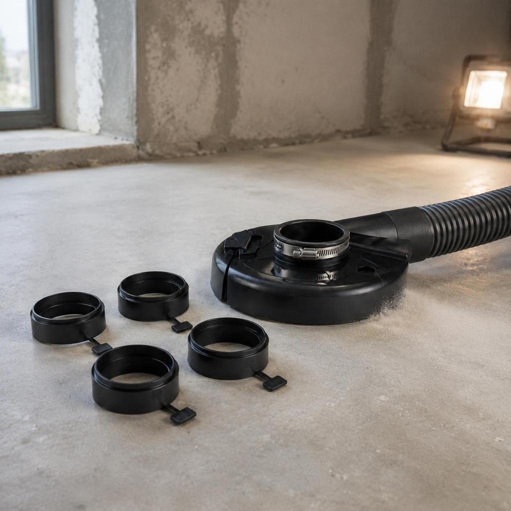Angle Grinding Dust Shroud Easy Install Collector Universal Fit Surface