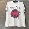 Alice In Chains Sun Tour Concert Classic T Shirt White KV38050 Vintage Washed Stylish Versatile Streetwear Unisex Homme Fashion