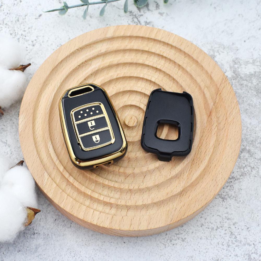 For Honda Accord CIVIC CRV Jazz HR-V HRV 2013 2014 2015 2016 TPU Shell Fob Car Remote Key Cover Case Accessories