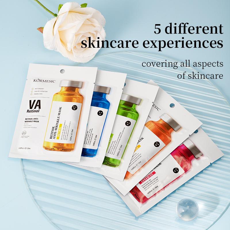 KORMESIC Facial Mask Vitamin C Ceramide Feuchtigkeitsspendende Gesichtsmaske
