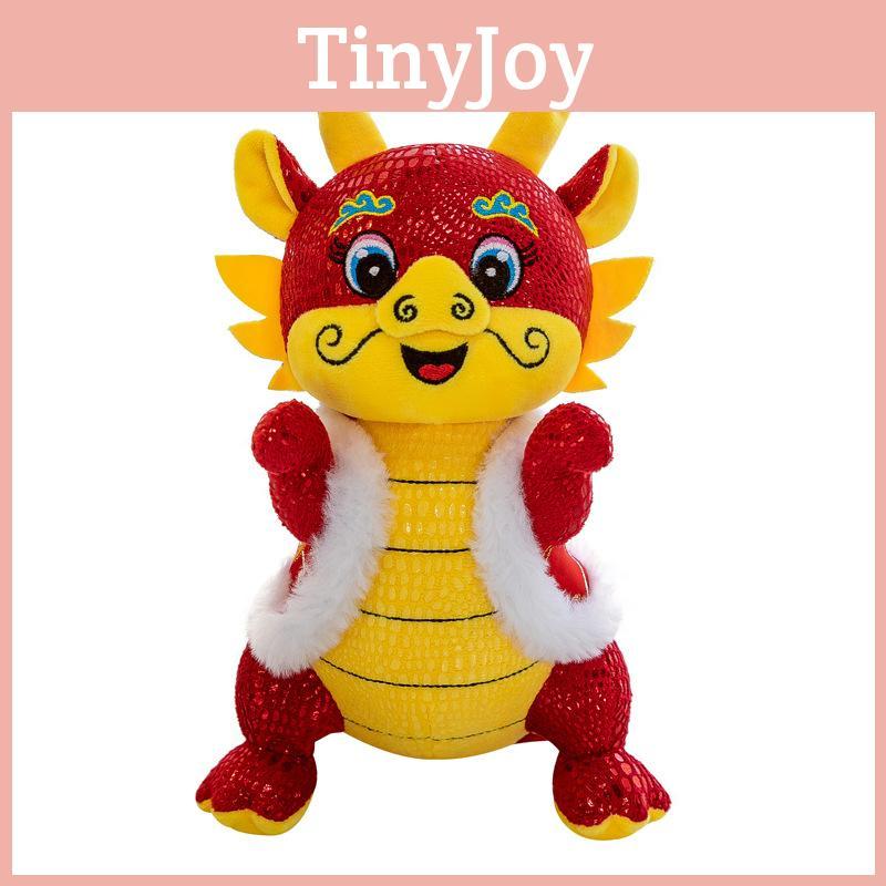 2024 Dragon Year Plush Toy Tang Costume Dragon Zodiac Doll With Custom Logo Good Luck Mascot