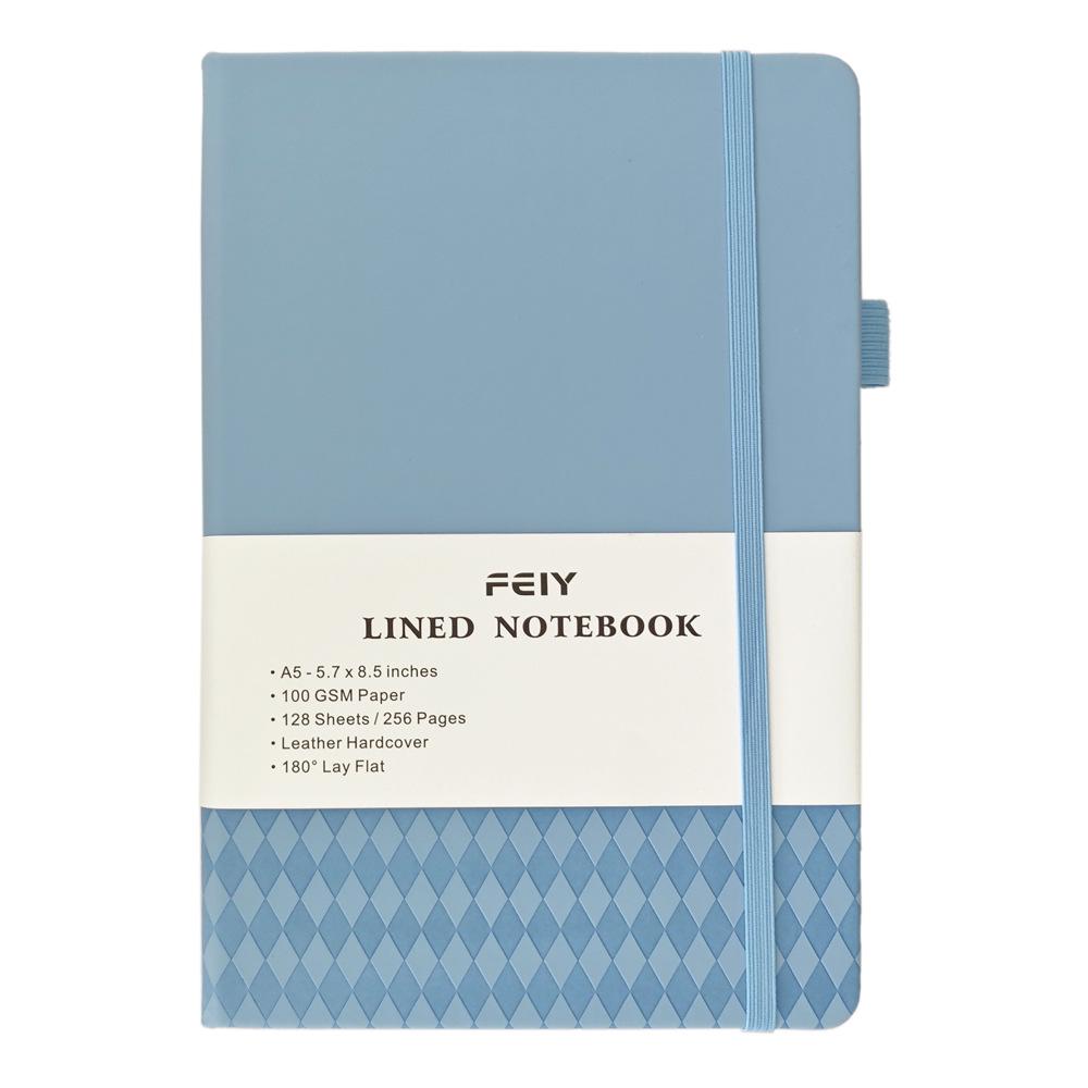 Custom Logo A5/A6 Thick Lined Notebook - High-Value Simple Diary