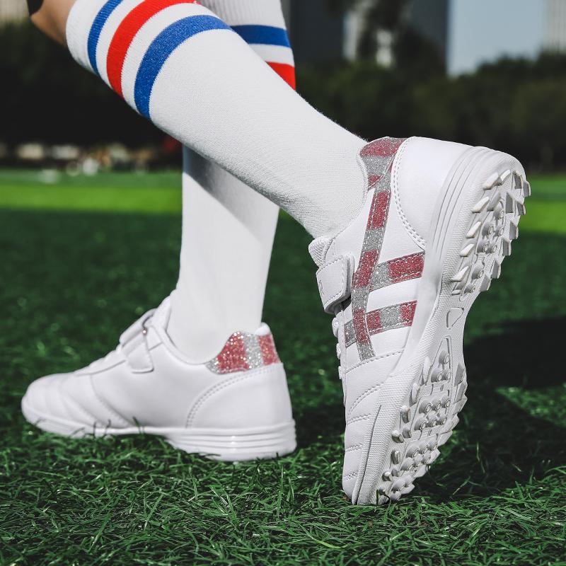 29-39 נעלי כדורגל לילדים חדשים עם פקקים שבורים, אימון ספורט חוץ, נעלי כדורגל לסטודנטים