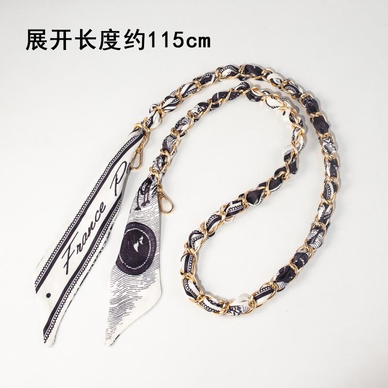 Bag Chain Strap Silk Scarf Metal Long Decorative Accessory Modification Order Buy Replace Evelyn Shoulder