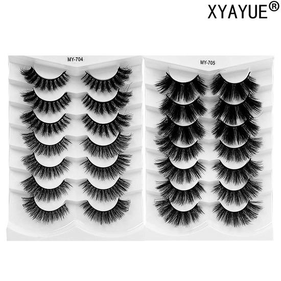 7 Pairs  Lashes Mink Individual Lashes Magnetic Lashes Lashes Extension Lashes That Look Like Extensions Lashes Extension Hk  Lashes Natural Look