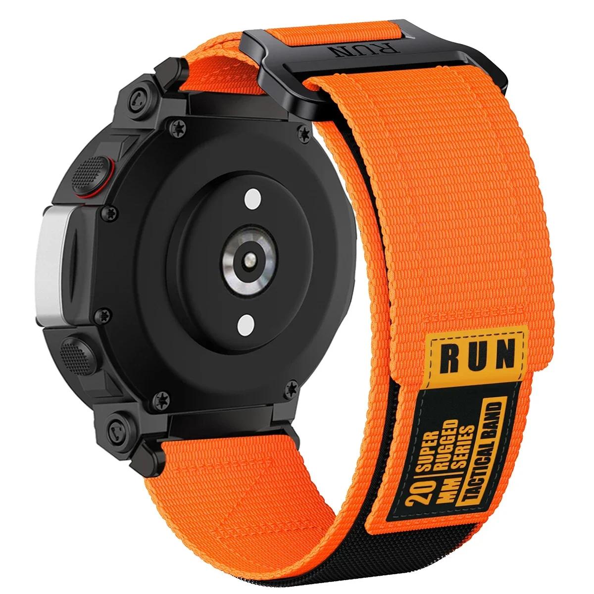 

Нейлоновий ремінець для Amazfit T-rex 3 2 Ultra Ремінець для годинника для Huami Amazfit Trex Pro T Rex Спортивний ремінець Аксесуари для браслета смарт-годинника For T-rex 3 помаранчевий