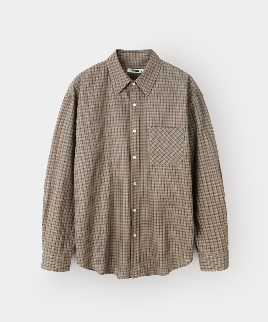 INDUST Broad Check Shirt_Blue
