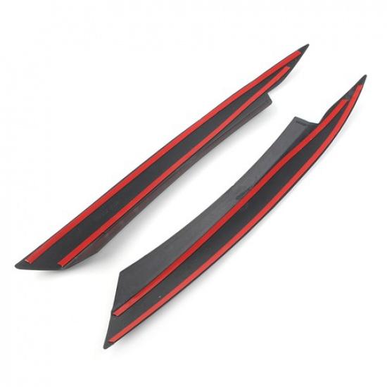 Glossy Black Head Light Lamp Cover Eyelid Trim Sticker For VW Passat B7 2010-14