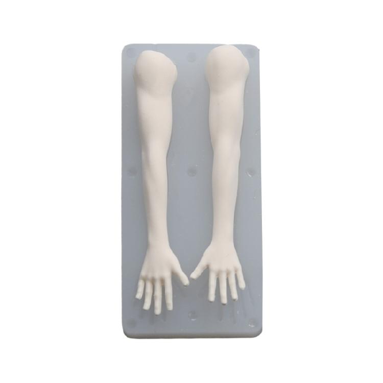 Flexible Resin Mold Small Ornament Molds Human Arm Shape Silicone Texture for Epoxy Crafts and Creative Wall Decorations