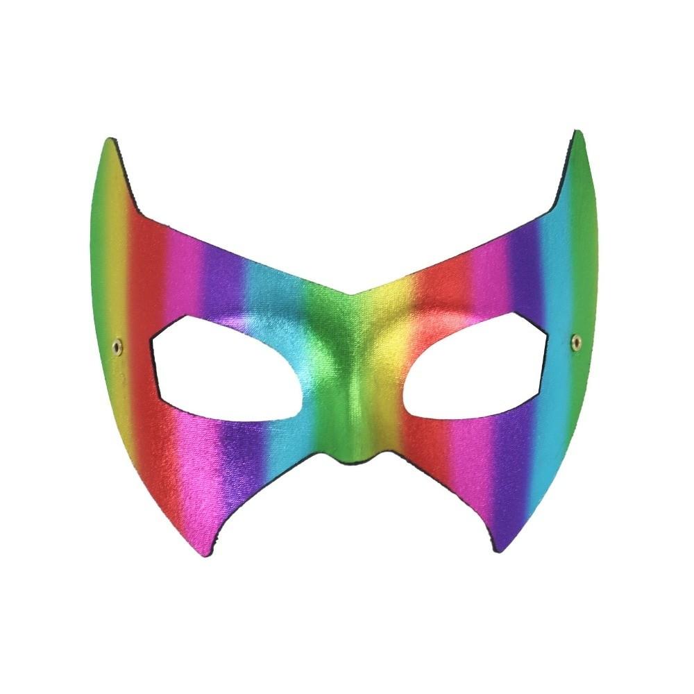 Maschera Mezza Faccia Mascherata Maschera Cosplay Affascinante Maschera per Esibizioni Teatrali Maschera Occhi di Pipistrello Role Play