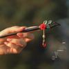 Elegant Ebony Flower Hairpin for Women – Ancient Style, High-End Feel, Simple Chinese Design, Perfect for Daily Use.