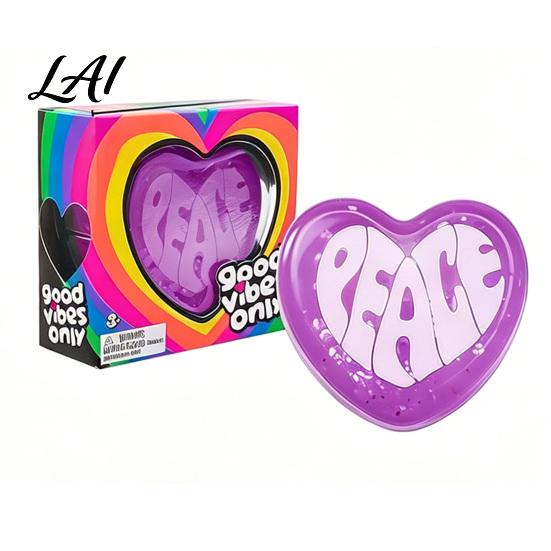 Tactile Sensory Toy Love Heart Squeeze Anxiety Relieving Shape Slow Rebound Stress Ball Fidget Concentration Aid Relaxation Decompression Hand