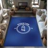Tappeto in Velluto di Cristallo con Stampa Calcio Everton, Comodo Assorbente d'Acqua Antiscivolo Tappeto per Pavimenti Interni