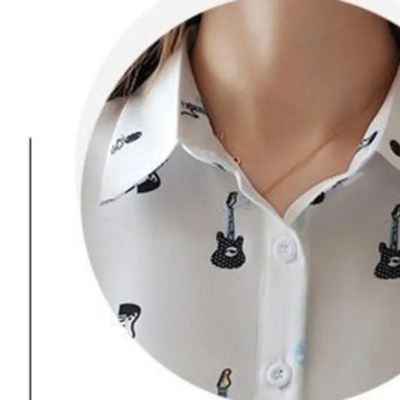 Spring and Autumn Women's Solid Color POLO Collar Loose Fit Button Panel Long Sleeve Bottom Shirt Fashion Elegant Casual Tops