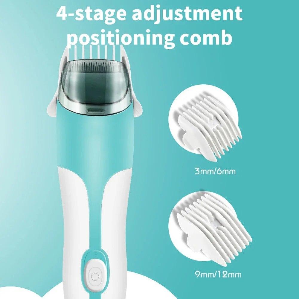 

Электробритва, вакуумная машинка для стрижки волос, детская машинка для стрижки волос, детский вакуумный станок для резки, автоматическое бритье, инструмент для ухода за матерью синий