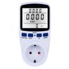 LCD Display Electricity Usage Power Meter Socket Energy Watt Volt Amps Wattage KWH Consumption Analyzer Monitor Outlet--with Backlight AC230V.250V