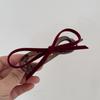 Velvet Bow Hair Clips Twist Clamp for Women Hair Claw Back Head Updo French Elegant Hairpin Hair Accessories Female Headwear