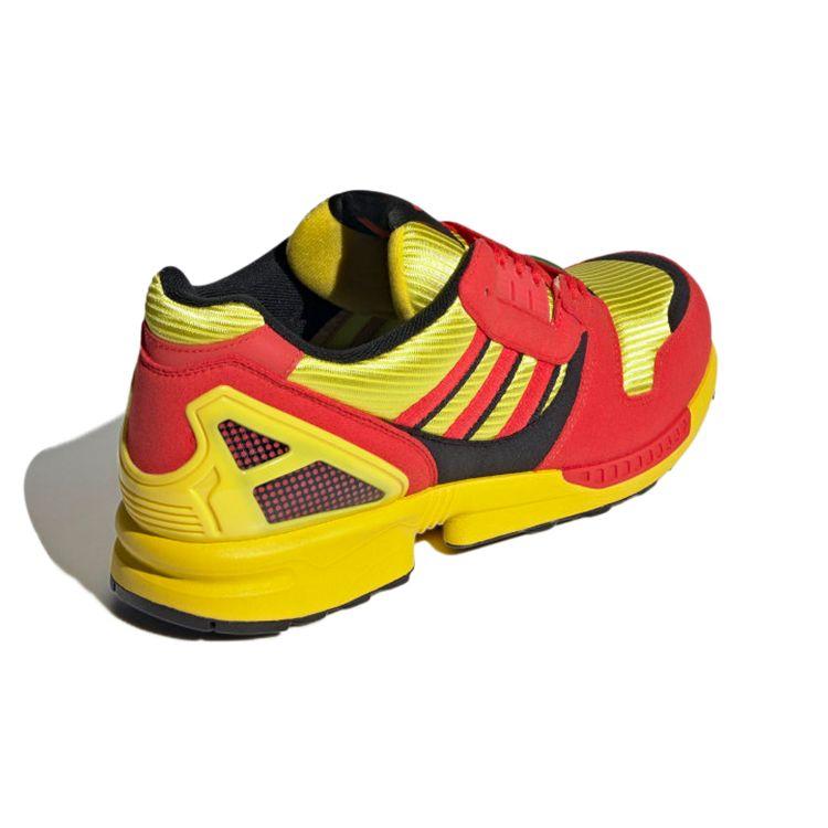 Adidas ZX 8000 Bright Yellow Red Unisex Sneakers Core-Black GY4682