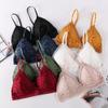 Sexy Floral Lace Bra Top for Women Push Up Female Lingerie Breathable Bralette Removable Pad Thin Fashion New Wireless Bras