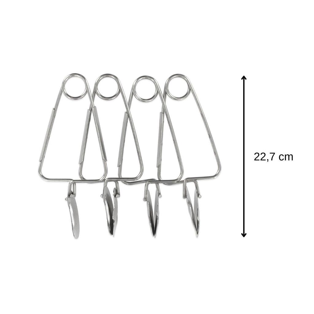 Lot de 8 pinces à escargots FM Professional Gourmet Edition ref. 9913850