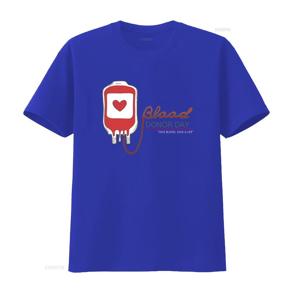 Blood Donor Day T Shirt Give Save A Life Comfortable Cotton for Cause vintage Washed homme Stretched designer clothes Stylish