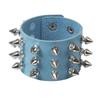 Punk Pu ādas radzēm aproce Gothic Cuff rokassprādze unisex melna aproce
