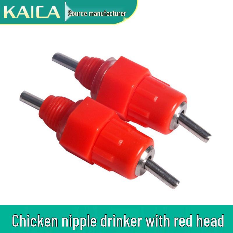 Automatic Chicken Nipple Drinker with Steel Ball Valve Premium Drinker