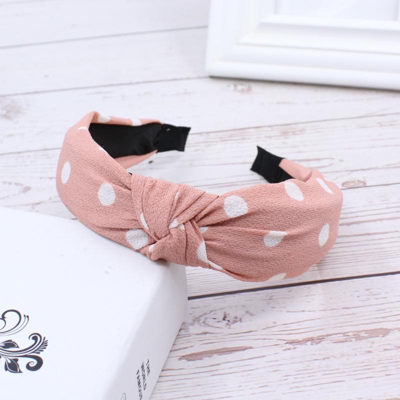 Fabric headband female Yiwu headdress jewelry autumn and winter feeling wide edge versatile high skull top headband hairpin