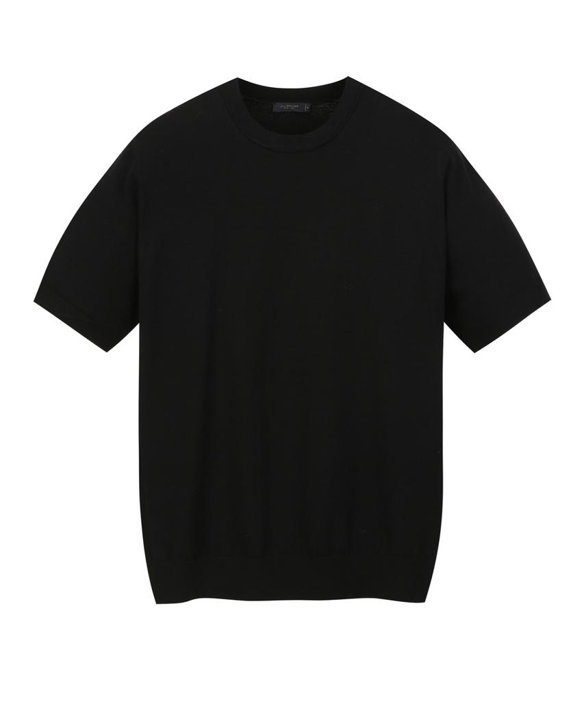 Jilseutyueoteunyuyogmaen Silky Crew Neck Knit - Black (Jnsw6B304Bk)