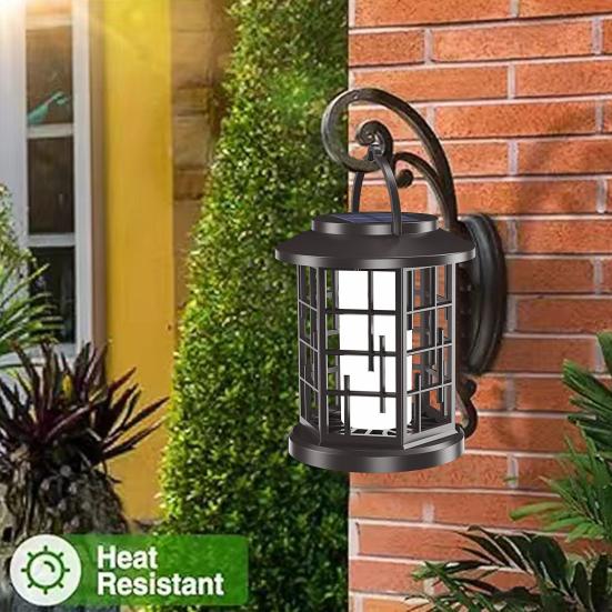 Solar Flame Light Outdoor Waterproof Hanging Solar Light Automatic ON/OFF Decorative Flickering Flame Solar Lantern