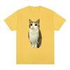 Cat Owl Funny Meowl Meme Brainrot Graphic Tshirts Unisexs Women Clothing Fashion Short Sleeves Tshirt Cotton Oversized T Shirts