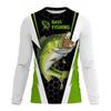 Fishing Graphic Men Fashion Tops Men's Clothing Outdoor Sun Protection Tee Men's Long Sleeve T-Shirt