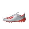 X 19.1 Punta Tonda Allacciatura AG (Borchie corte in gomma) Scarpe da Calcio Traspiranti Uomo Scarpe da Calcio Argento Rosso EF8282
