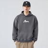 Foreign Trade Surplus Casual Lazy Style Hooded Pure Cotton Sweatshirt for Men, Spring Trendy Brand Printed Loose Long-Sleeve Top Jacket