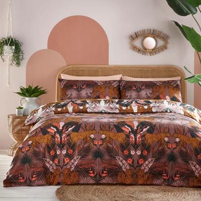 Kaihalulu Reversible Jungle Duvet Cover Set