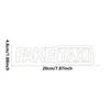 1Pcs Fake TAXI Car Stickers Reflective Stickers Funny Window Vinyl Decals Styling Self Adhesive Emblem Automobile Accessories