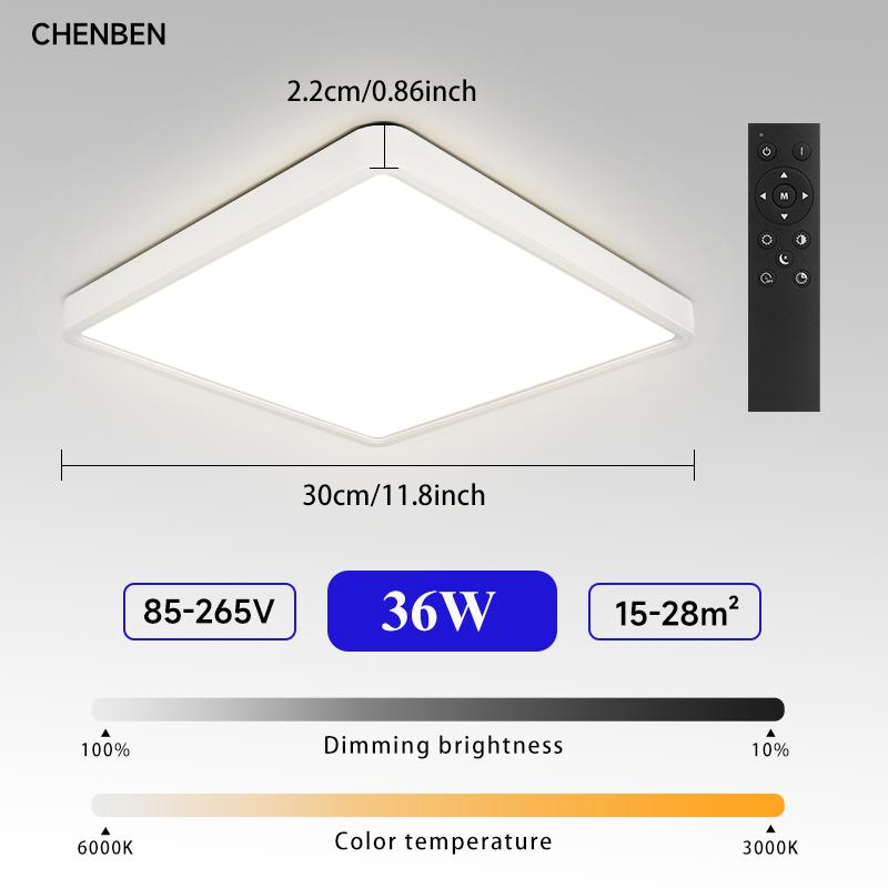 Led Ceiling Light 220V Modern Ceiling Lamp Led Ceiling Chandelier Panel Bathroom Lights Fixture For Living Room Kitchen Home Dec