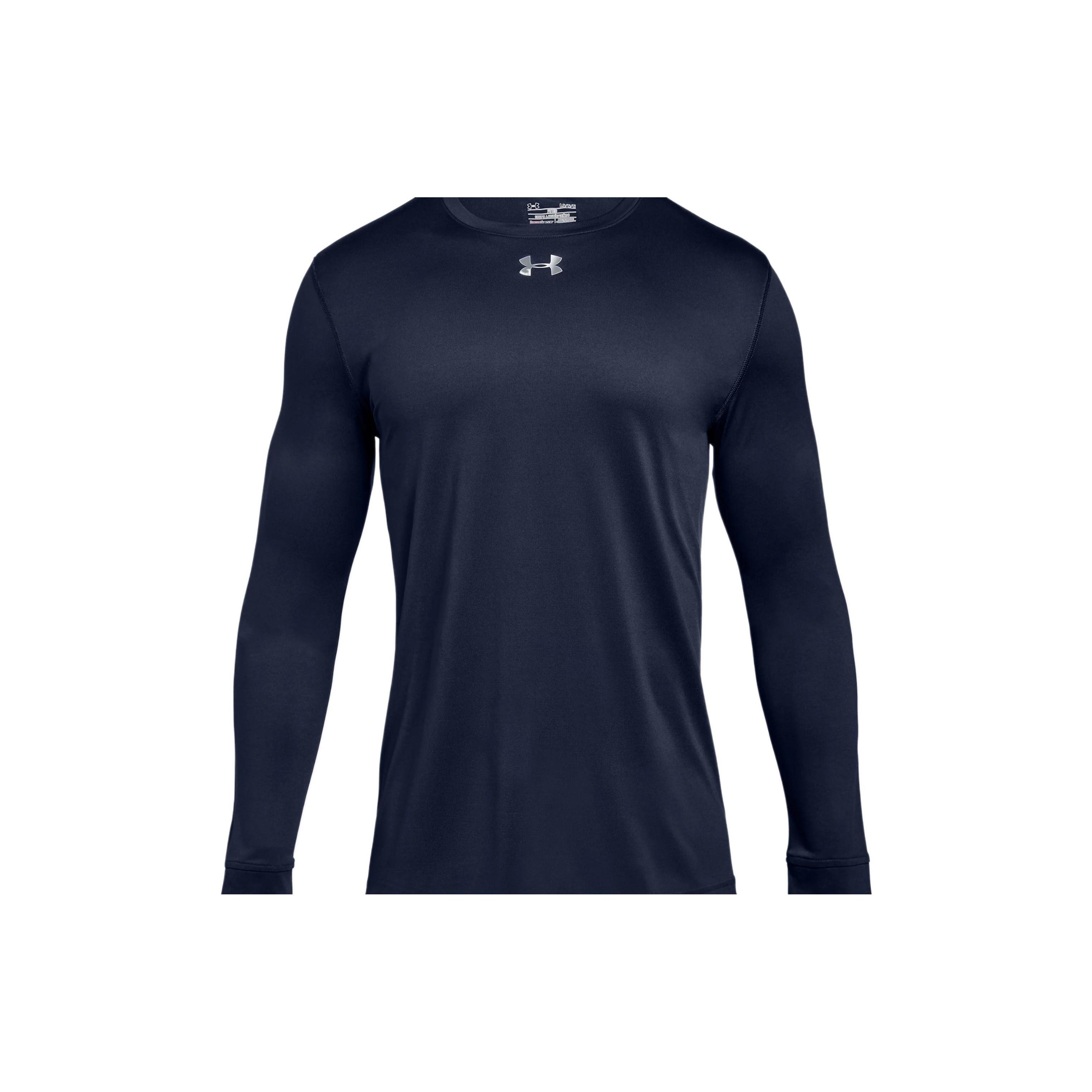 Under Armour 2.0 Long Sleeve Locker T-shirt Navy Men s 1305776-410 M