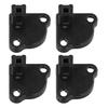 Gazebo Foot Brackets Plastic Supports For Tent Legs 21 By 21 Mm Tube 4 Pack