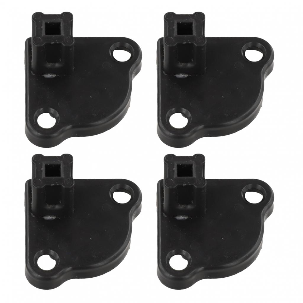 Gazebo Foot Brackets Plastic Supports For Tent Legs 21 By 21 Mm Tube 4 Pack