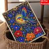 DIY Hummingbird and Flowers Pearl and Diamond Painting Kit. suitable for beginners. home wall decoration. handmade gift.