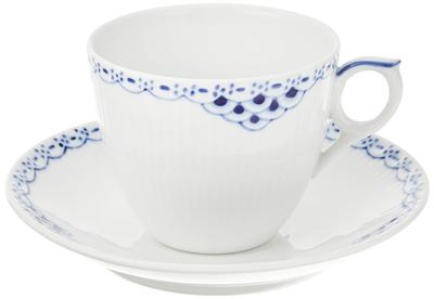 Imported Royal Copenhagen Princess Coffee Cup Saucer 180ml Wedding Gift 1017246 [Regular Product] &