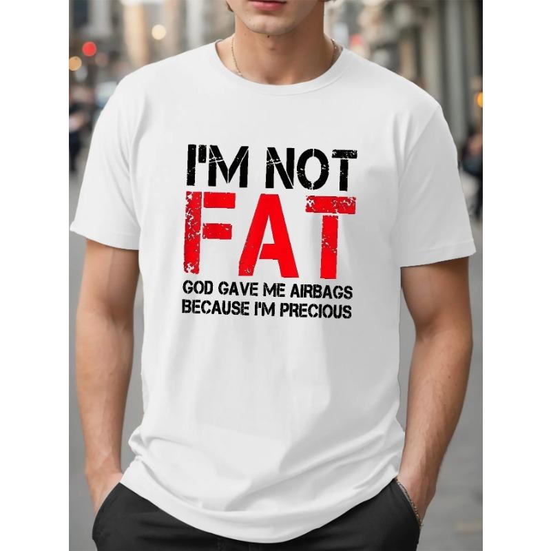 Men's Fashion Round-neck T-shirt, Polyester Fiber Round-neck T-shirt, Summer Loose and Breathable Short-sleeved Sweatshirt