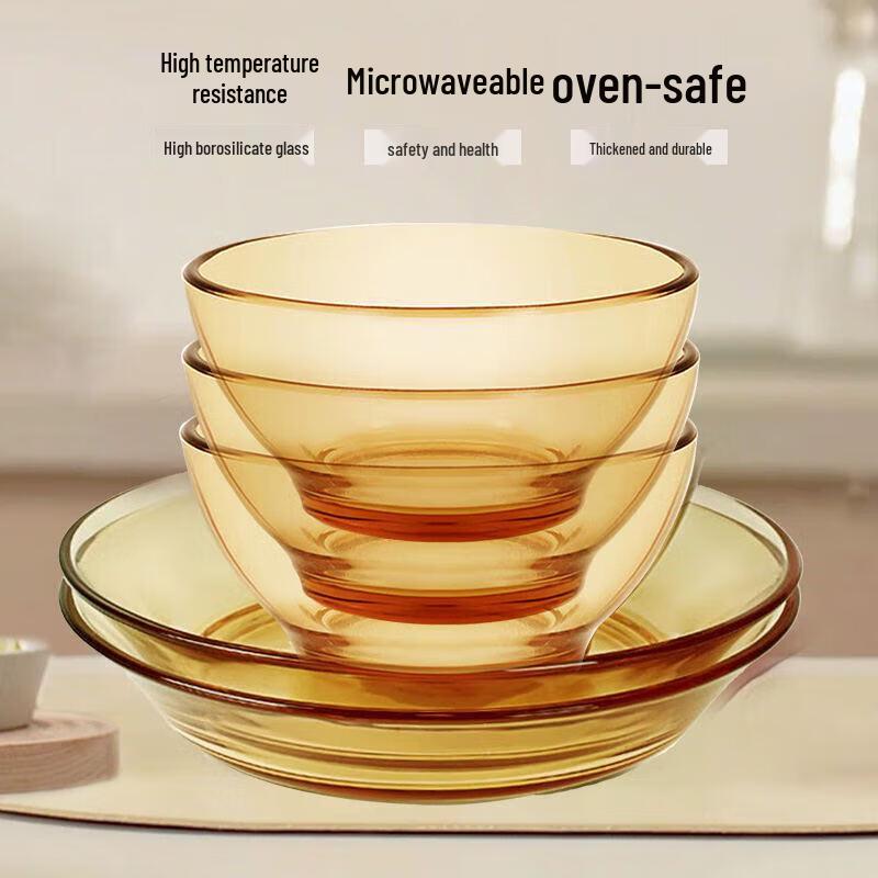 Yileya High Borosilicate Glass Tableware Set