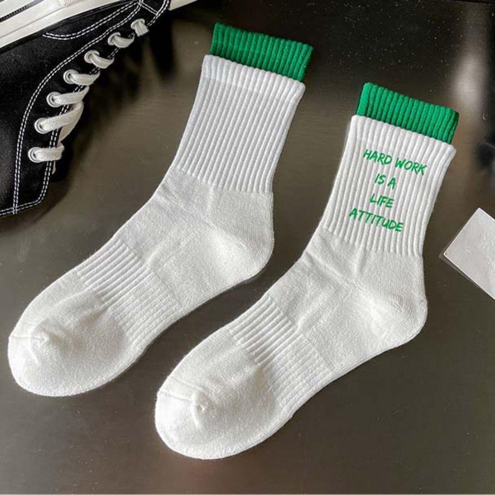 

Mid-calf Sports Sock for Men Double Ribbed Running Ankle Socks Fashion Men s Tube Sock Outdoor 6Pairs