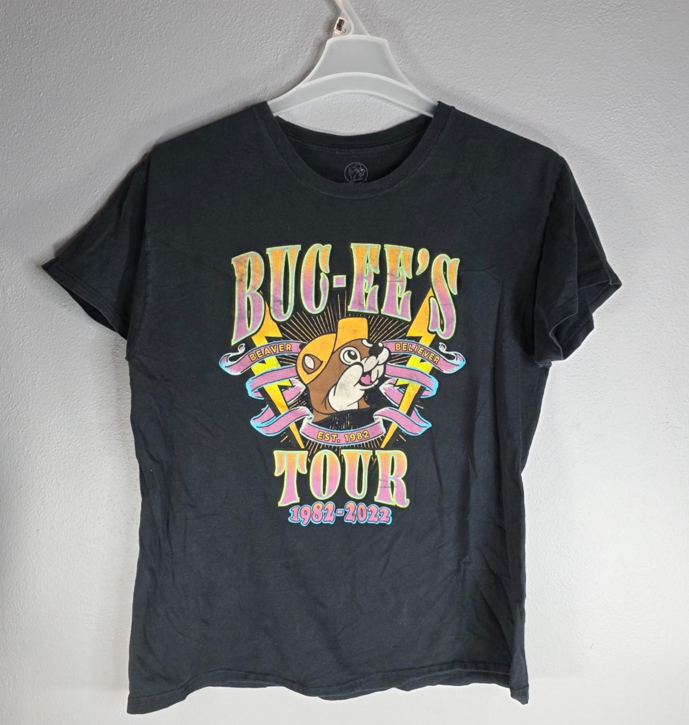 Buc-ees Beaver Believer Tour Shirt – Womens Large – 1982–2022 Graphic Unisex T-Shirt L