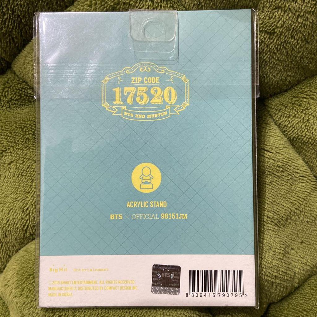 [USED] 2nd MUSTER ZIP CODE 17520 Acrylic Stand JIMIN