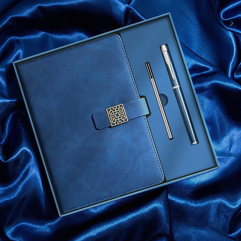 Verdickte Leder-Business-Schnallen-Notizbücher für Konferenzen und Tagebücher