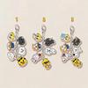 1pc Kpop ENCHIN Mini Character String Keychain 6Pcs Pendants In 1 Jungwon Jay Jake Sunghoon Sunoo Ni-ki Acrylic Key Ring Bag Charm Fans Gift