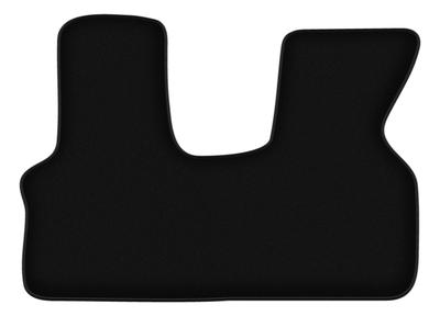 Tapetes de chão veludo preto BÁSICOS para: Furgão de entrega Volkswagen Transporter T4 (1992-2003)